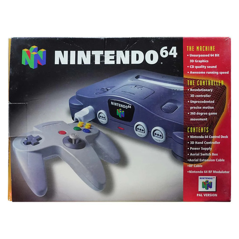 (Pre-owned) Nintendo 64 Video Game Console - Black  - ريترو